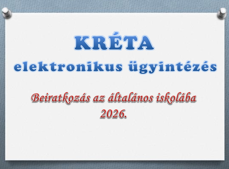 Általános iskolai beiratkozás online felületen